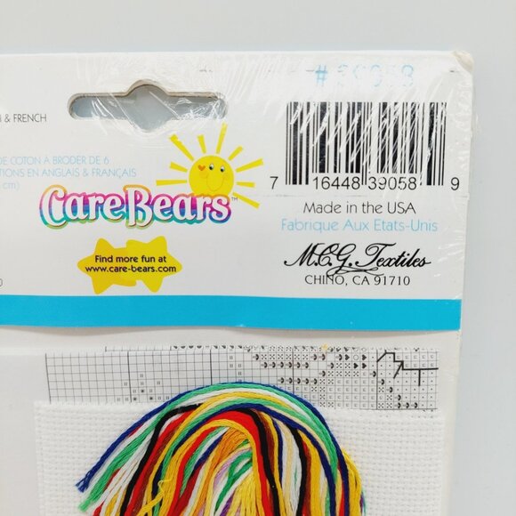 Care Bears Counted Cross Stitch Kit Funshine Bear Sledding 5x7 - Picture 4 of 5